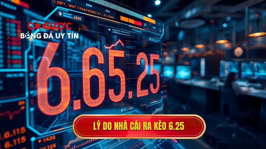 Tại sao nhà cái lại đưa ra mức kèo 6.25?