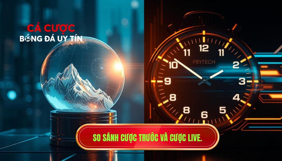 3. So sánh cược trước và cược live.